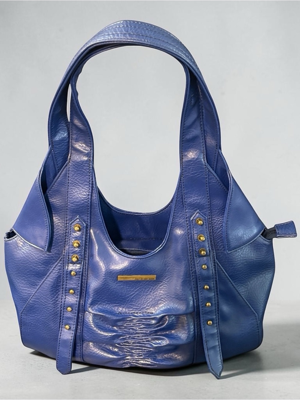 Matt & Nat Blue Shoulder Bag, Large